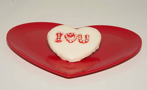 Ilove youと書かれたチョコレート