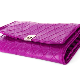 紫色の財布
