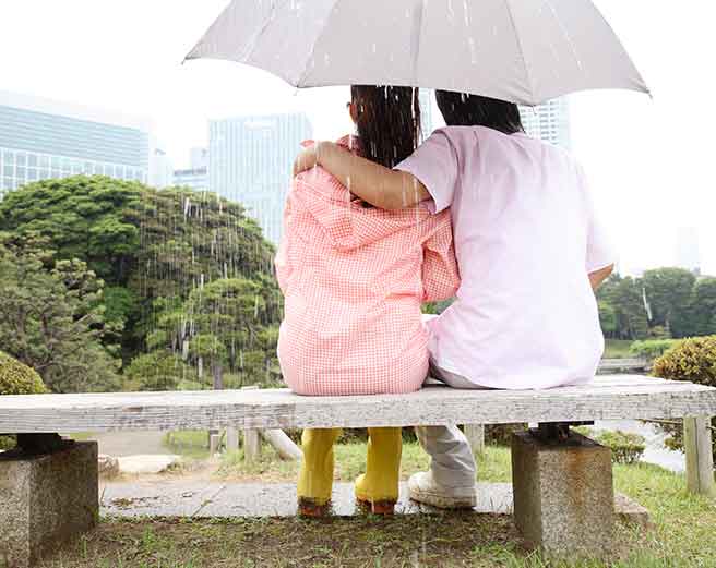雨デートで彼氏が結婚を決めた瞬間